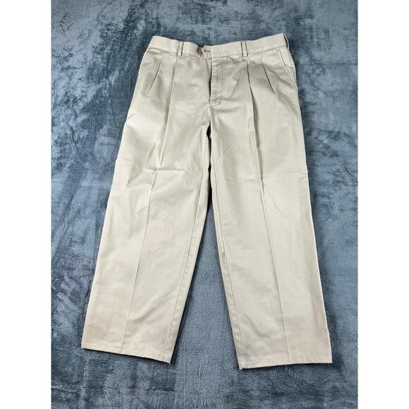 Men’s Nordstrom khaki brown pants size 40 inseam 30 good condition - Picture 1 of 10